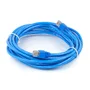 Cabo De Rede Patch Cord Cat5e Montado Azul - 80 Metros