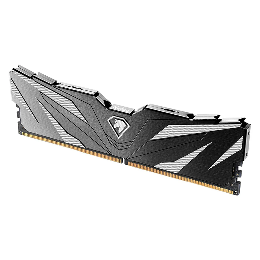 Memória Ram Netac Shadow Ii C18 Black 8GB Ddr4 3600u - Ntswd4p36sp-08k