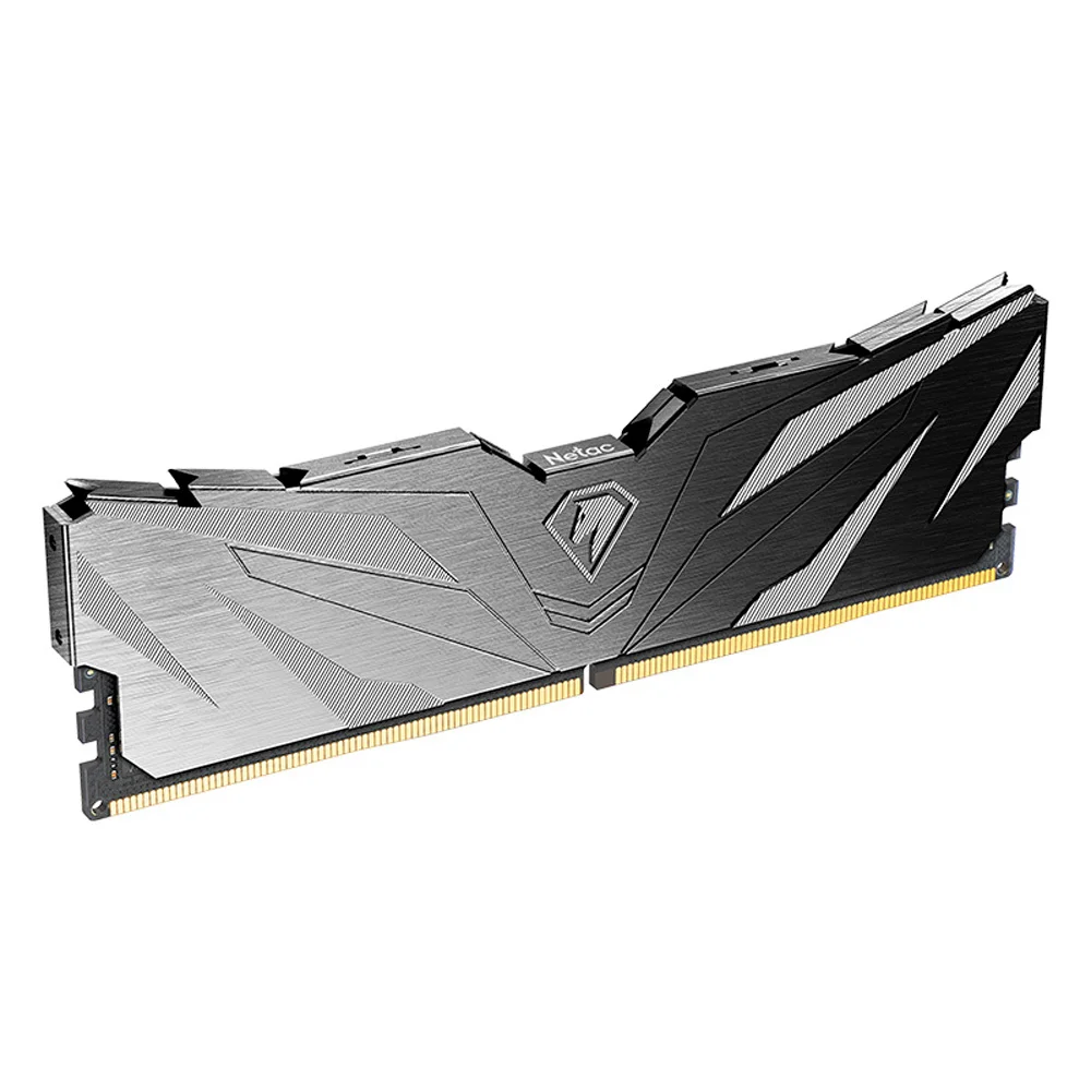 Memória Ram Netac Shadow Ii C18 Black 8GB Ddr4 3600u - Ntswd4p36sp-08k