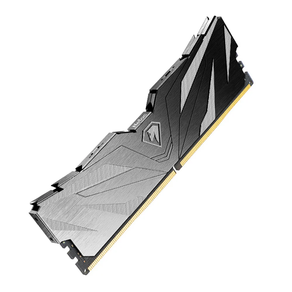 Memória Ram Netac Shadow Ii C18 Black 8GB Ddr4 3600u - Ntswd4p36sp-08k