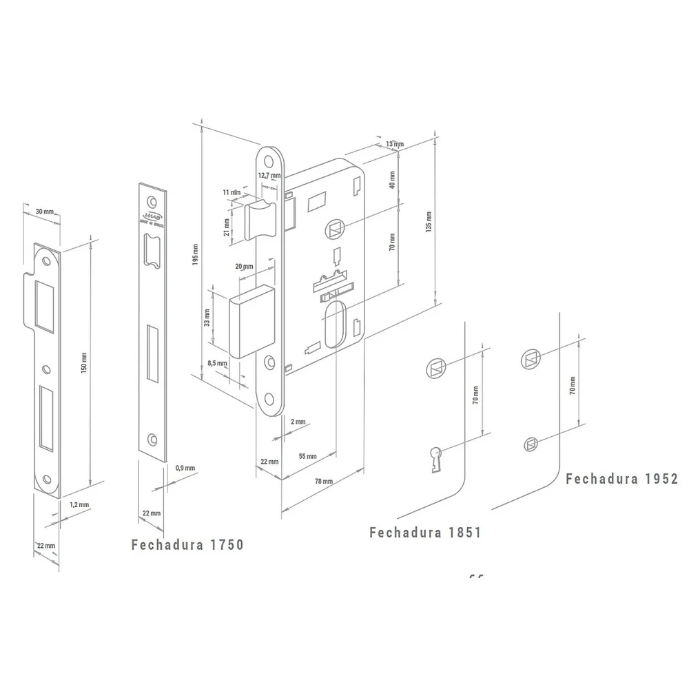Fechadura Mobile Banheiro 55mm Cromado E Madeira M0979l R0096 Bz1952 Ta Imab Fechadura Mobile Banheiro 55mm Cromado E Madeira M0979l R0096 Bz1952 Ta Imab