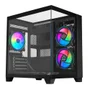 Gabinete Gamer K-mex Aquario Cg-0725 Visão Preto Micro Atx Sem Fan