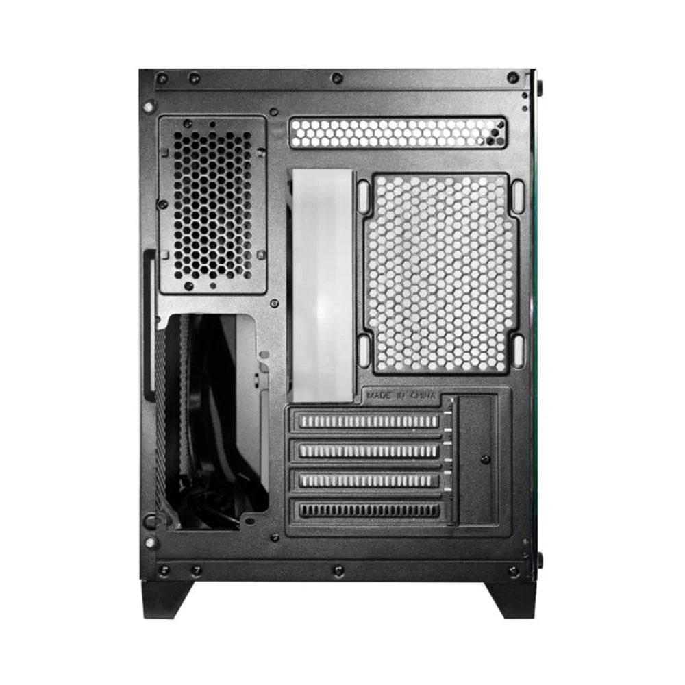Gabinete Gamer K-mex Aquario Cg-0725 Visão Preto Micro Atx Sem Fan Gabinete Gamer K-mex Aquario Cg-0725 Visão Preto Micro Atx Sem Fan