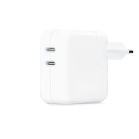 Adaptador De Energia Usb-c De 35w Com Duas Portas Branco - Branco - Unissex - Único