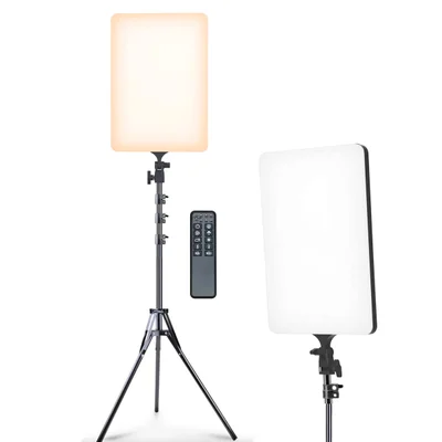 Ring Light Profissional Iluminador Retangular Luz 28x50cm 19"