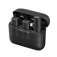 Microfone Lapela Sem Fio Duplo Profissional Para Iphone 11 Ao 14 - Lightning