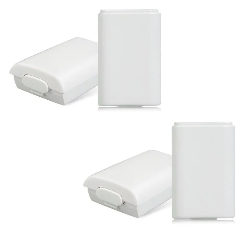 4 Suporte De Pilhas Controle XBOX 360 Tampa De Bateria Branca 4 Suporte De Pilhas Controle XBOX 360 Tampa De Bateria Branca