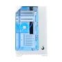 Gabinete Rise Mode Galaxy Full Glass Mid Tower Atx Lateral E Frente Em Vidro Temperado Branco