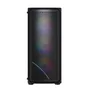 Gabinete Kalkan Joturn Mid Tower Vidro Temperado RGB C/4 Fans Preto