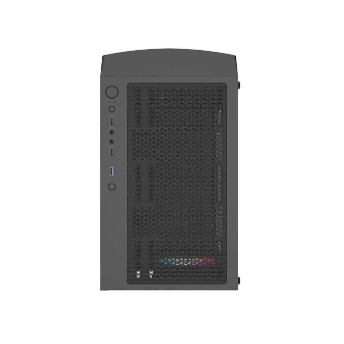 Gabinete Kalkan Joturn Mid Tower Vidro Temperado RGB C/4 Fans Preto Gabinete Kalkan Joturn Mid Tower Vidro Temperado RGB C/4 Fans Preto