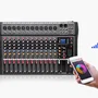 Mesa De Som 12 Canais Bluetooth Usb Mp3 Playe Digital Bivolt