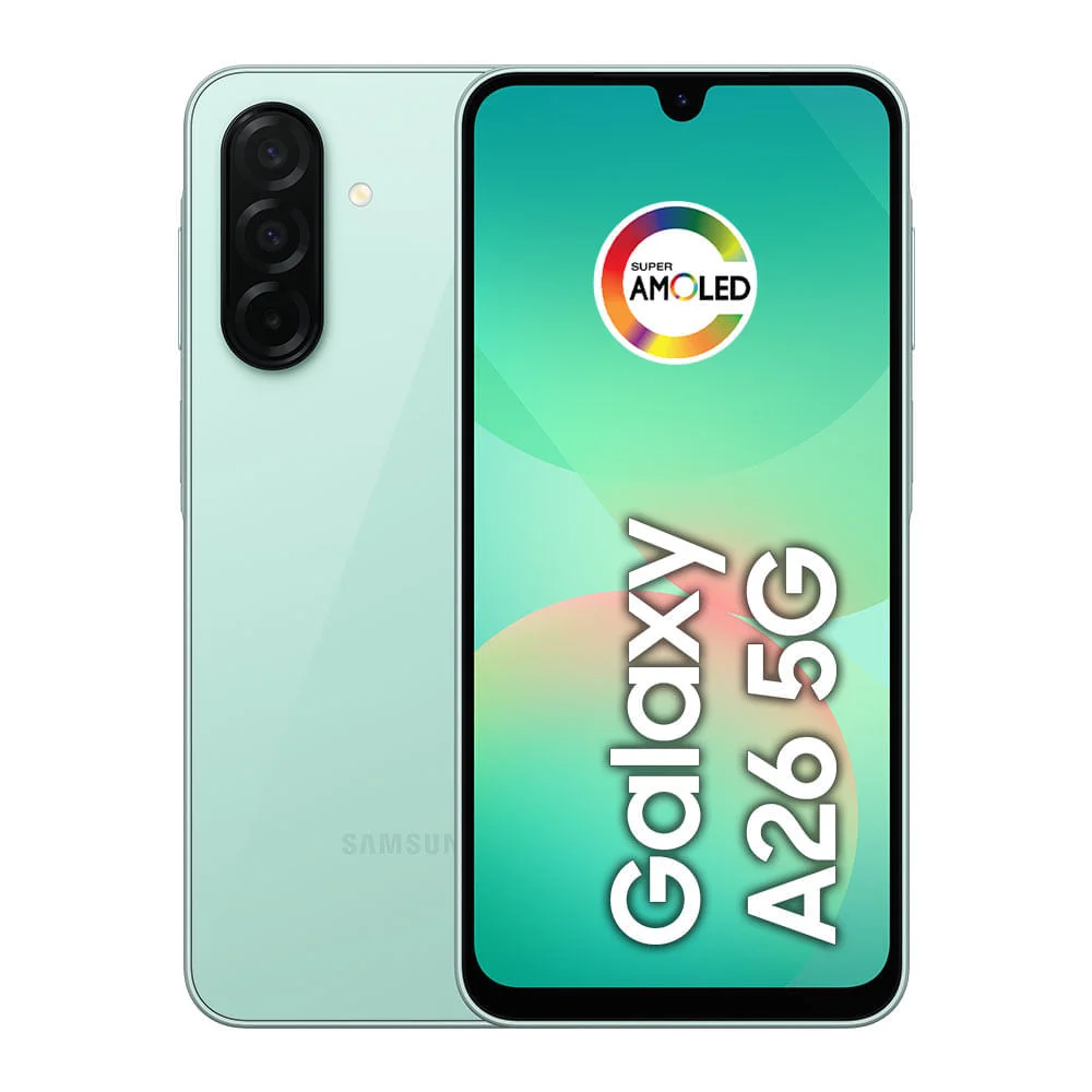 Celular Samsung Galaxy A26, 5G, 256GB, 8GB Ram, Câmera De 50MP, Ip67, Tela Super Amoled 6.7”, Nfc Verde - 256 Gb - Bi-volt