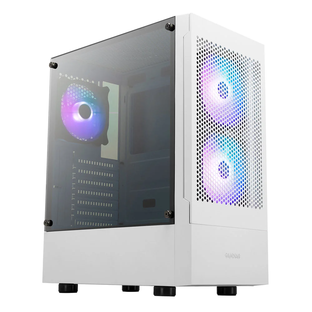 Gabinete Gamer Mid Tower 3 Fans Sem Fonte Talos E3 Mesh Branco Gamdias Gabinete Gamer Mid Tower 3 Fans Sem Fonte Talos E3 Mesh Branco Gamdias