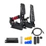 Pedal PC Simsonn PRO PLUS-P2-B Preto (Acelerador Freio) Pedal Load Cell Volante PC Cockpit Simulador