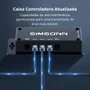 Pedal PC Simsonn PRO PLUS-P2-B Preto (Acelerador Freio) Pedal Load Cell Volante PC Cockpit Simulador