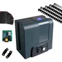 Kit Motor Automatizador De Portão Dz Nano Nitro 650kg Rossi 4 Controles 6m Cremalheira