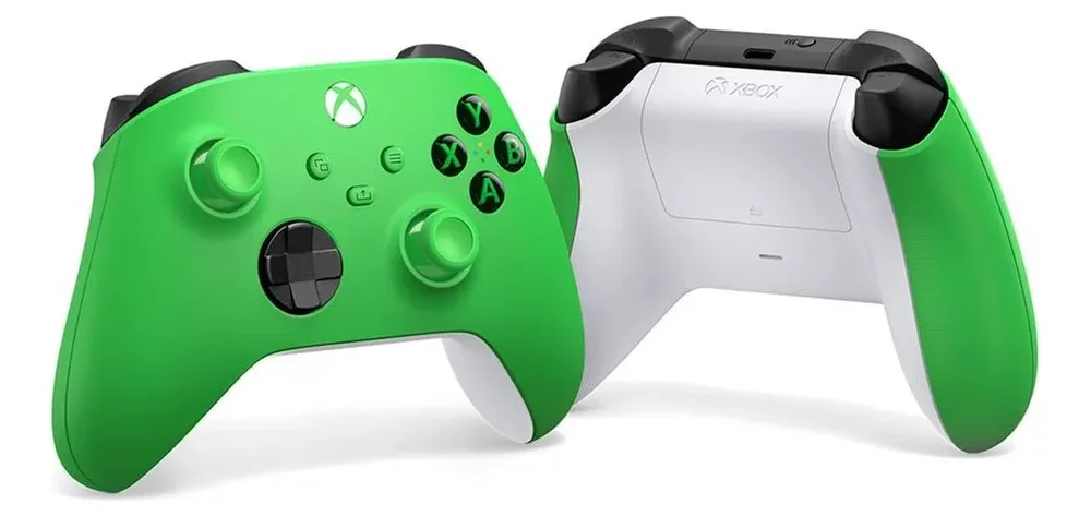Controle Sem Fio Microsoft XBOX One – Velocity Green , Compatível Com Series X|s E PC. Controle Sem Fio Microsoft XBOX One – Velocity Green , Compatível Com Series X|s E PC.