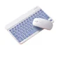 Kit Teclado E Mouse Bluetooth 5.2 Compatível PC Iphone Android ( Branco)