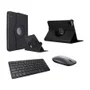 Capa Com Teclado E Mouse Bluetooth P/ Tablet Tablet Pad6
