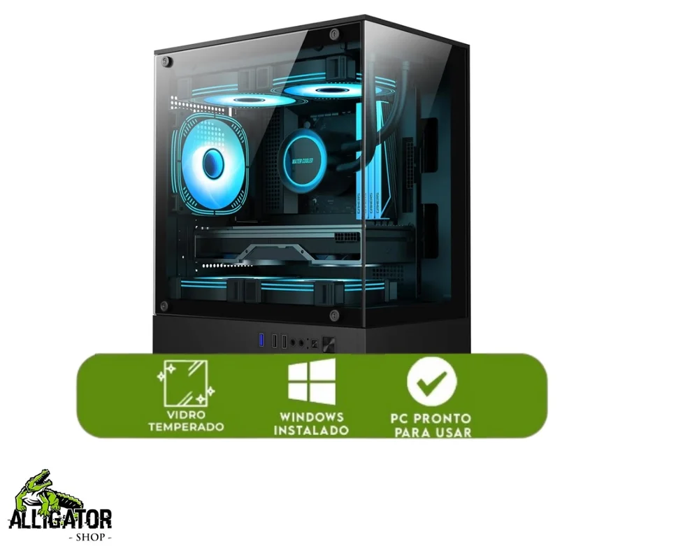 Computador Cpu PC Gamer Intel Core i5 3.6ghz Memoria Ram 16gb SSD 500gb - view 4