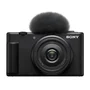 Câmera Fotográfica Sony Zv-1f Ideal Para Vlogs Preta
