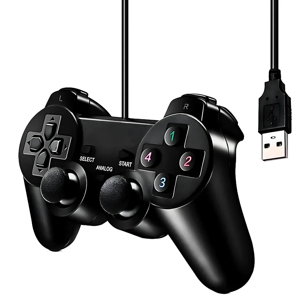 Controle Usb Para PC Computador Notebook Joystick Dualshock