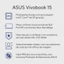 Notebook Asus Vivobook 15 X1504va Intel Core i5 1334u 16gb Ram 512gb SSD Linux Keepos Intel Iris Xe Tela 15,6" LED Fhd Blue - Nj1746