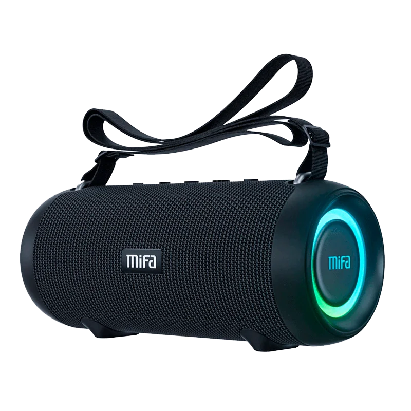 Caixa De Som Bluetooth Com LED De 60w Rms Tws Ipx8 Mifa A90.