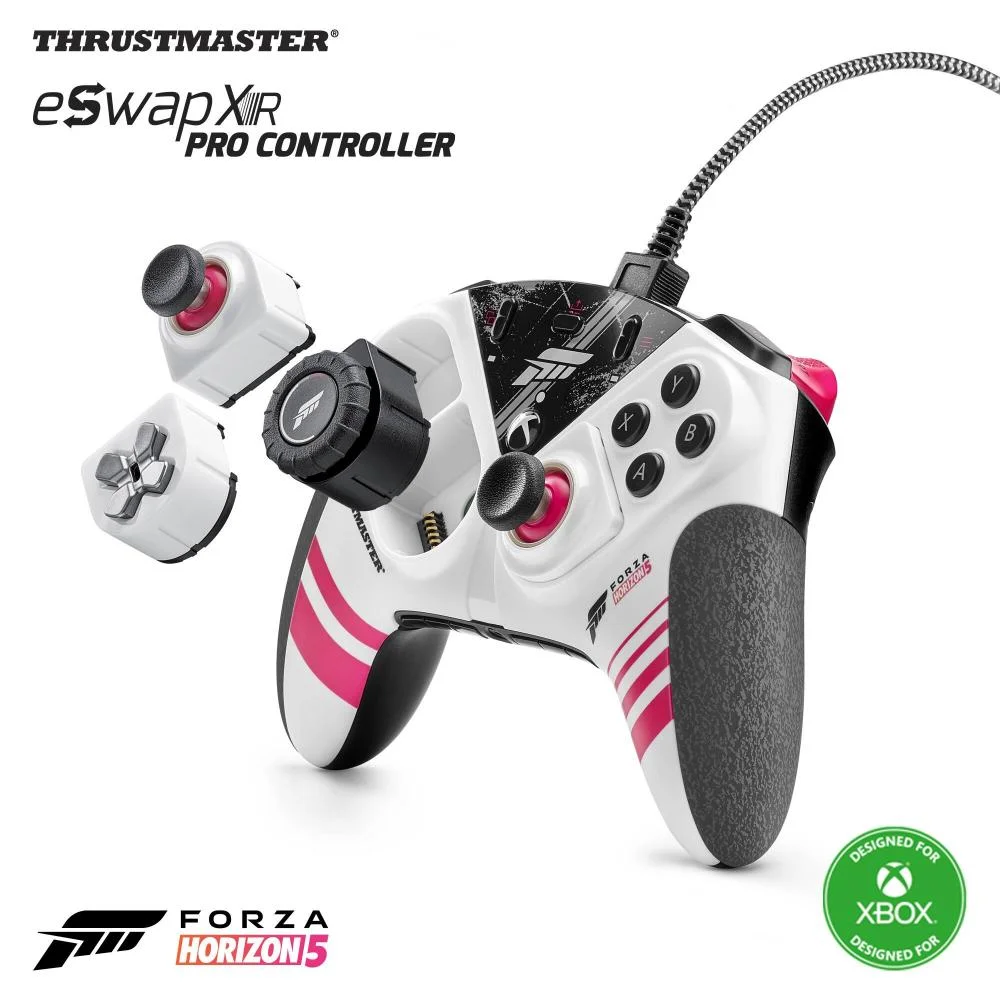 Thrustmaster - Eswap X R Pro Controller Forza Horizon 5 Edition Para XBOX One, XBOX X|s, PC - Branco-4460262 Thrustmaster - Eswap X R Pro Controller Forza Horizon 5 Edition Para XBOX One, XBOX X|s, PC - Branco-4460262