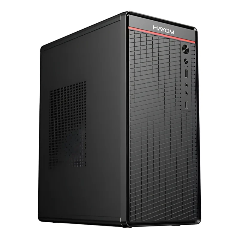 Gabinete Office Hayom Gb1751 2 Fans 120mm E 80mm S/fonte Atx 2 Portas Usb 2.0 Preto - Gb1751 Gabinete Office Hayom Gb1751 2 Fans 120mm E 80mm S/fonte Atx 2 Portas Usb 2.0 Preto - Gb1751