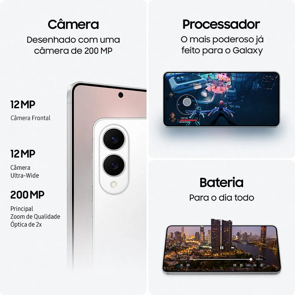 Celular Samsung Galaxy S25 Edge 5g, 512gb, 12gb Ram, Câmera Dupla De Até 200mp, Tela Grande De 6.7” - Titânio Azul