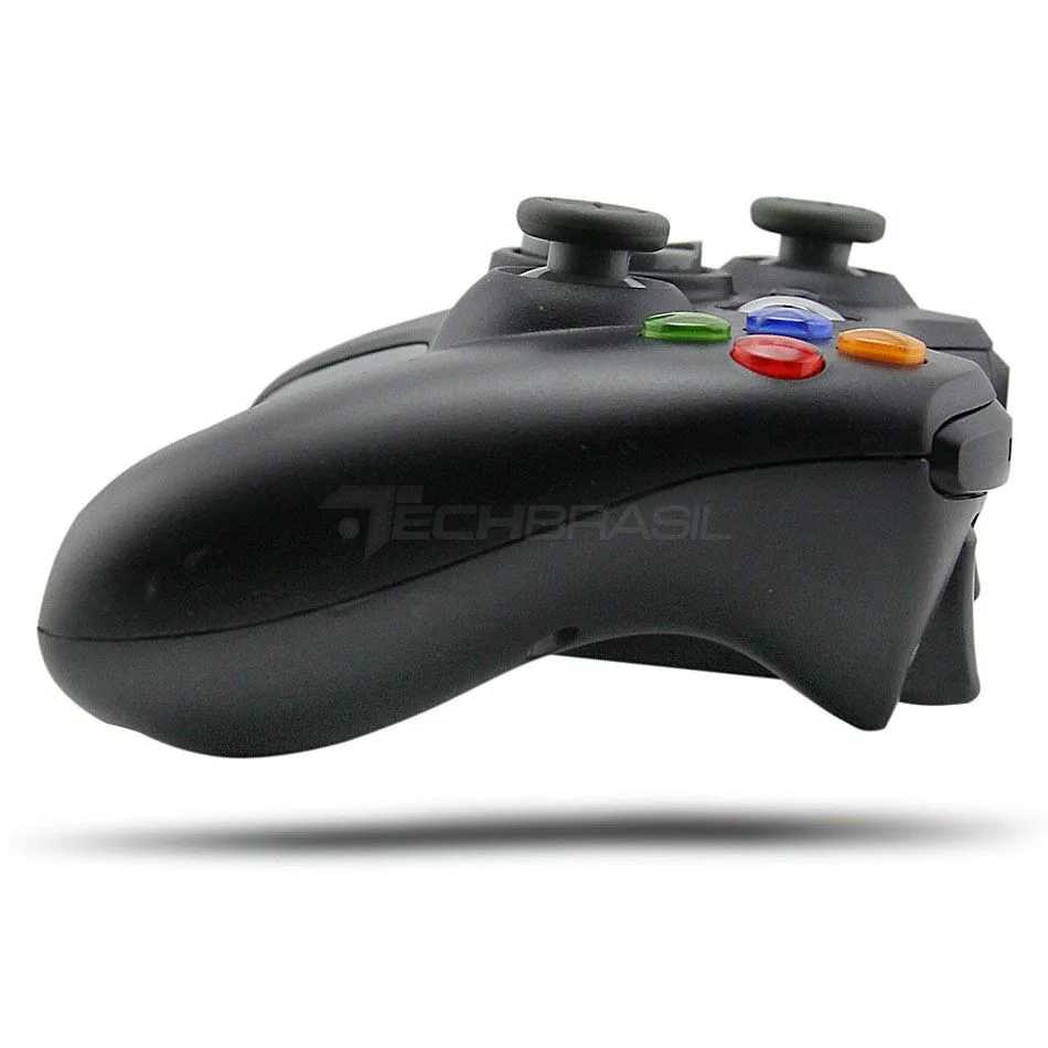 Controle Sem Fio Compatível Com XBOX 360 Joystick Wireless Preto Controle Sem Fio Compatível Com XBOX 360 Joystick Wireless Preto
