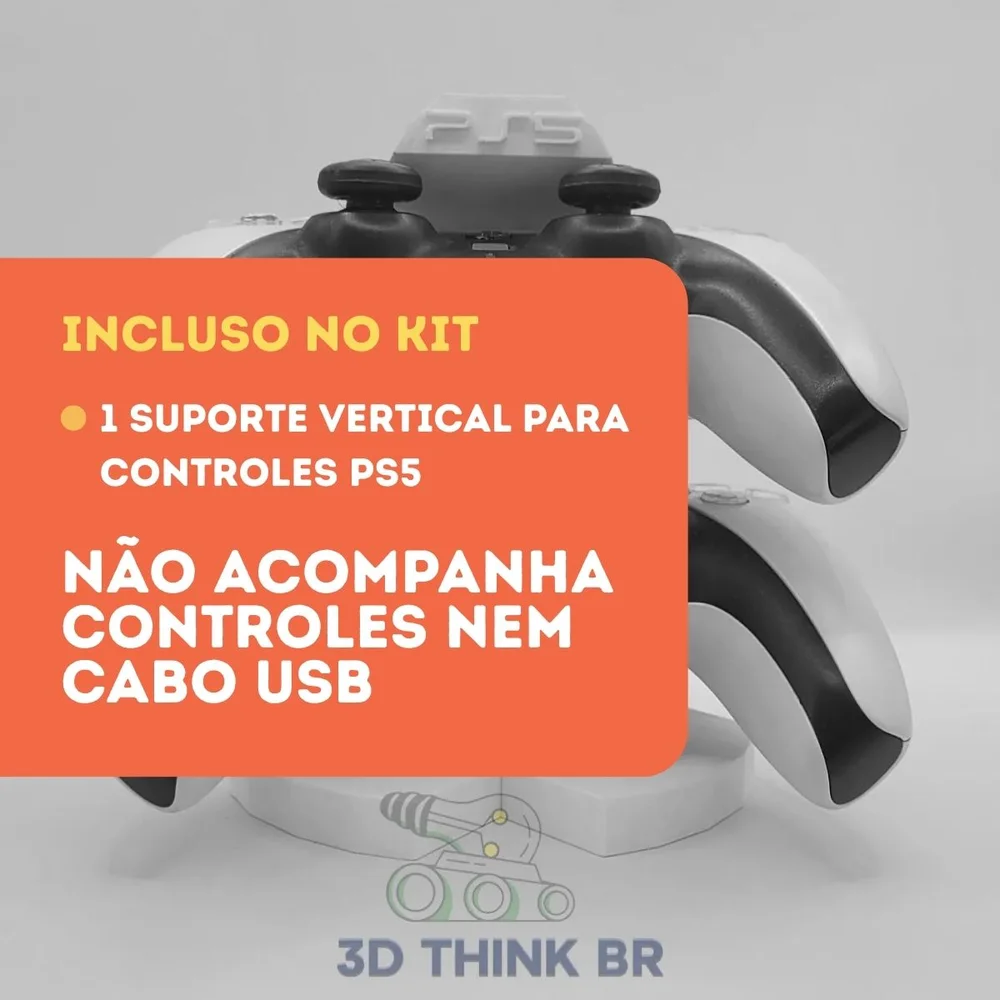 Suporte De Controle Ps5 Vertical - Azul