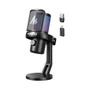 Microfone Wireless Gamer Maono Dm40 Pro Com Ai Condensador RGB Preto