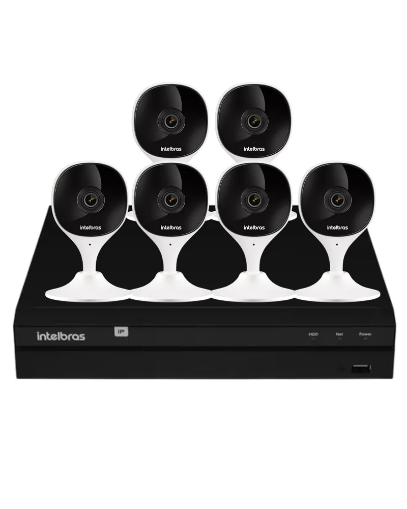 Kit 6 Câmeras Intelbras Imx-c Full Hd Nvd 1408 Intelbras Sem Hd. Kit 6 Câmeras Intelbras Imx-c Full Hd Nvd 1408 Intelbras Sem Hd.