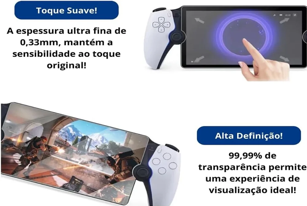 Pelicula De Vidro Para Portatil Remoto Playstation 5 Ps5