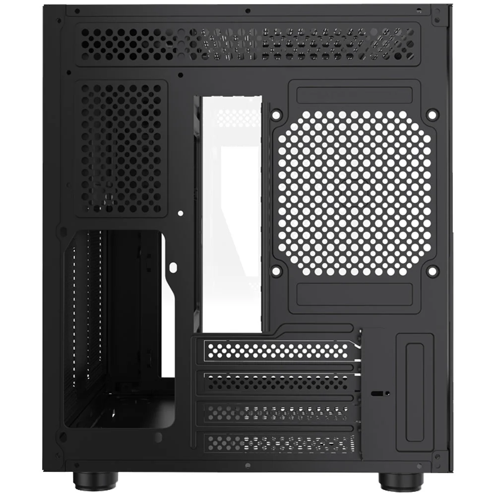 Gabinete Gamer Kalkan Midgard Preto Micro-atx Aquário