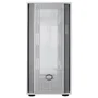 Gabinete Cooler Master Masterbox 600 Lite, Mid Tower, Itx, Matx, E-atx, 3 Fan, Aço, Branco