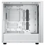 Gabinete Cooler Master Masterbox 600 Lite, Mid Tower, Itx, Matx, E-atx, 3 Fan, Aço, Branco
