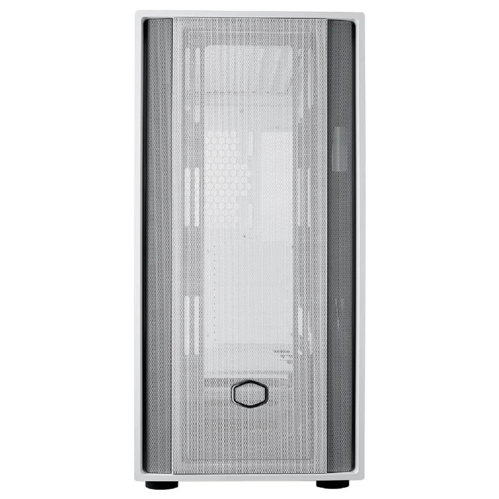 Gabinete Cooler Master Masterbox 600 Lite, Mid Tower, Itx, Matx, E-atx, 3 Fan, Aço, Branco