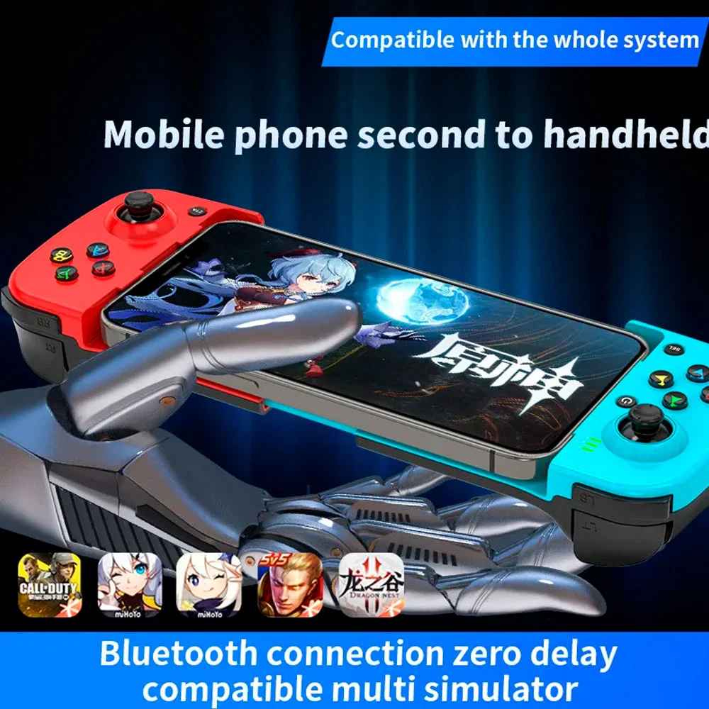Controle De Jogos Ajustável Bluetooth Compativel Com Celular Ios E Android Recarregavel Controle De Jogos Ajustável Bluetooth Compativel Com Celular Ios E Android Recarregavel