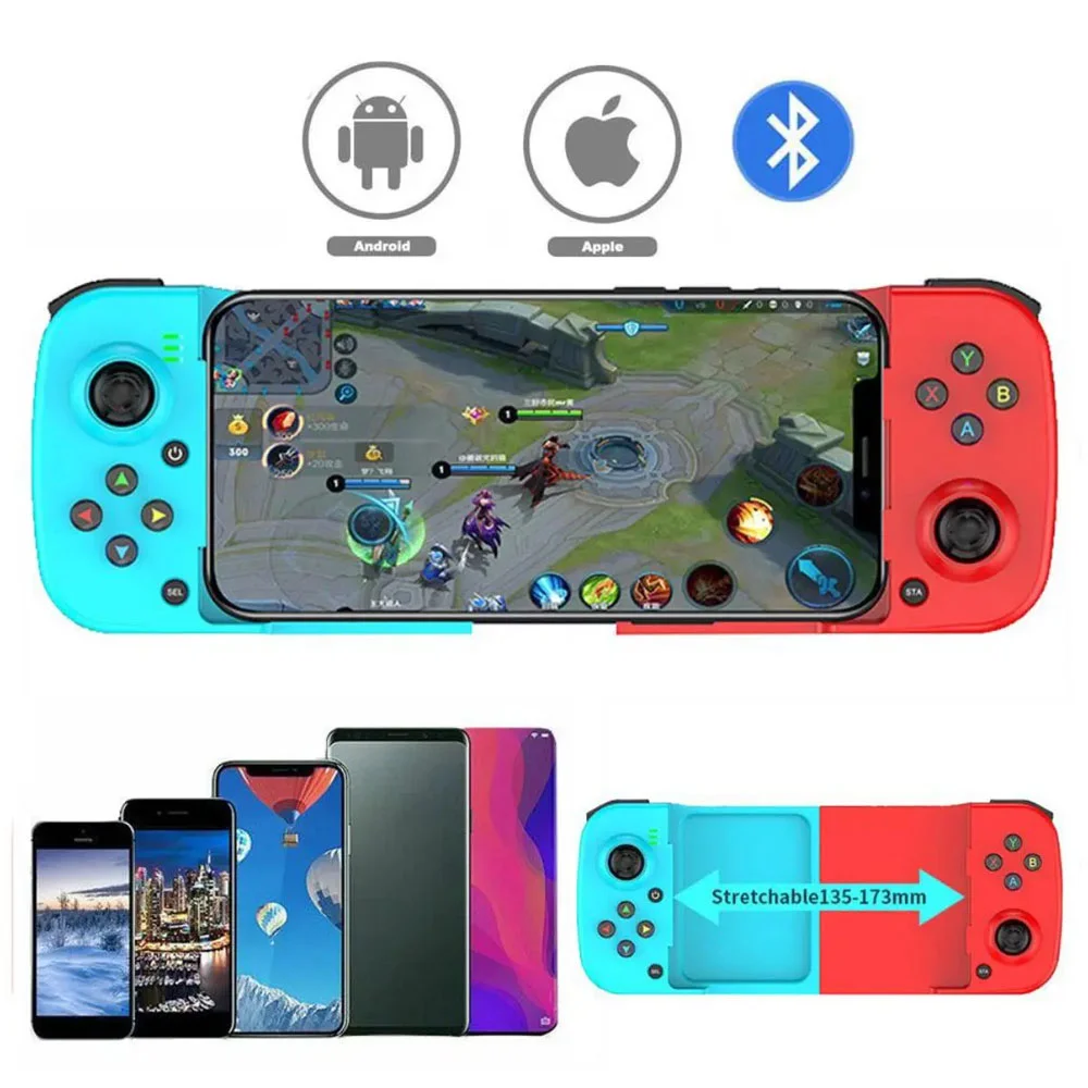 Controle De Jogos Ajustável Bluetooth Compativel Com Celular Ios E Android Recarregavel Controle De Jogos Ajustável Bluetooth Compativel Com Celular Ios E Android Recarregavel