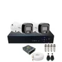 Kit 2 Câmera De Segurança Intelbras Vhd 3220b Full Color Com Áudio Dvr 4ch S/hd