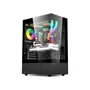 Gabinete Gaming C3tech Aquarius Com Vidro Temperado Sem Fonte - Mt-g860bk