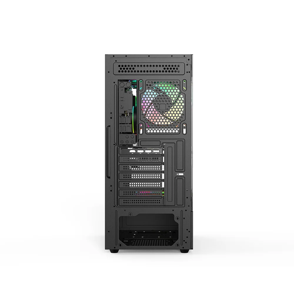 Gabinete Gaming C3tech Aquarius Com Vidro Temperado Sem Fonte - Mt-g860bk Gabinete Gaming C3tech Aquarius Com Vidro Temperado Sem Fonte - Mt-g860bk