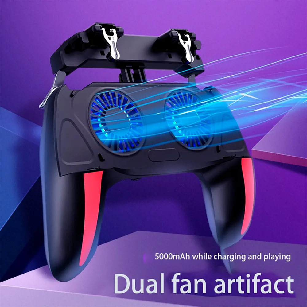 Suporte Controle De Celular Gamepad H10 Mobile Game Handle Com Ventilador De Resfriamento Suporte Controle De Celular Gamepad H10 Mobile Game Handle Com Ventilador De Resfriamento