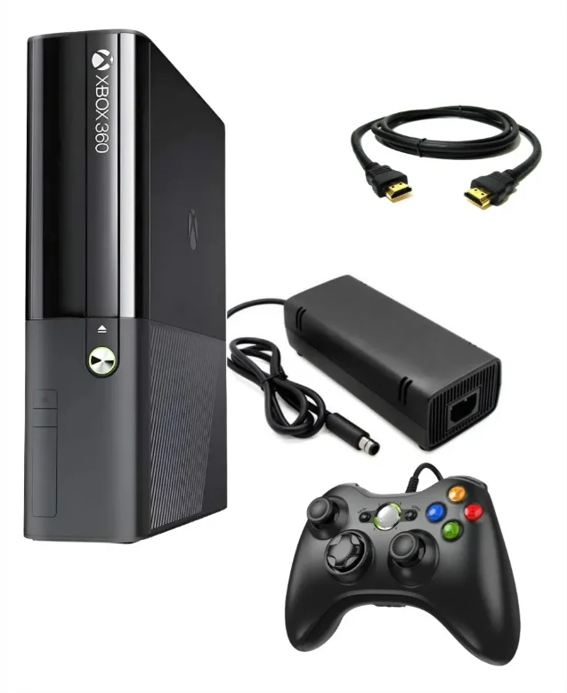 Console 360  120GB Standard Cor Matte Black + Kinect + 1 Controle