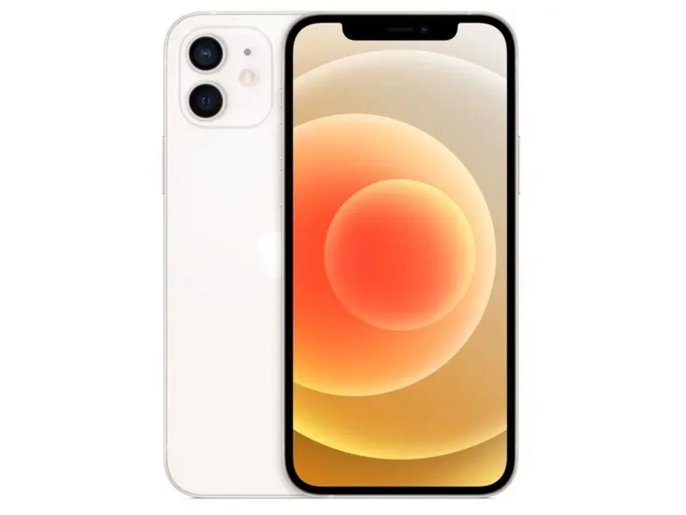 Usado: Iphone 12 64 Gb Branco - Excelente