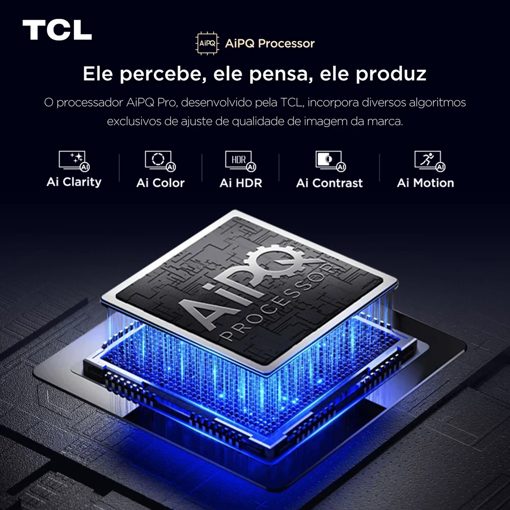 Smart TV TCL 85 Polegadas QLED 4K P7K WiFi Bluetooth Google TV HDR10+ Dolby Atmos Dolby Vision 85P7K - view 5