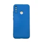 Capa Moto E6 Plus Silicone Aveludada Colorida Capinha Anti Impacto Moto E6 Plus:azul
